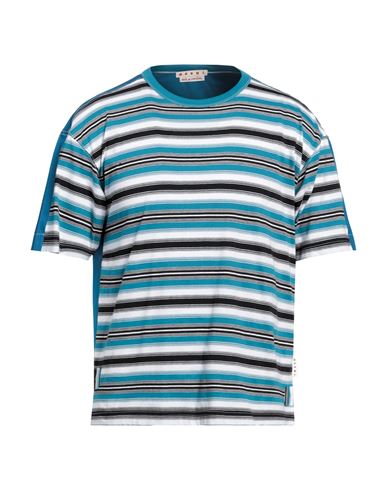 Marni Man T-shirt Azure Size 42 Cotton In Blue