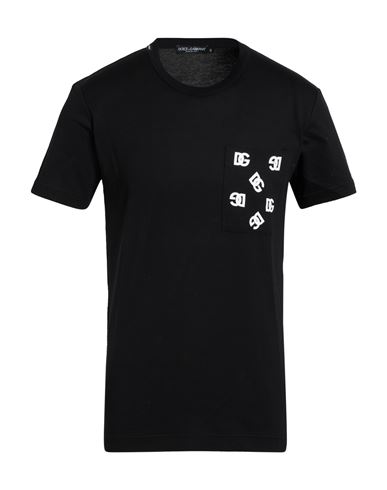 DOLCE&GABBANA T-shirts Herren Schwarz 44 Herren