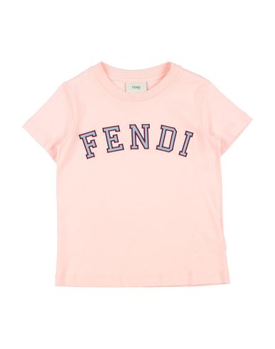 Fendi Babies'  Toddler Girl T-shirt Pink Size 5 Cotton