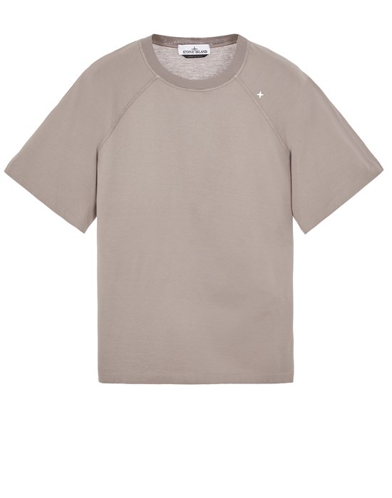 Stone Island Short Sleeve T-shirt Gray Cotton