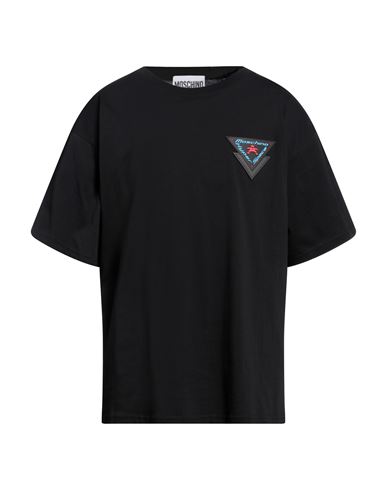 Moschino Man T-shirt Black Size 38 Cotton