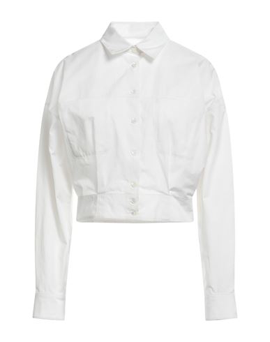 Shop Ambush Woman Shirt White Size 4 Cotton