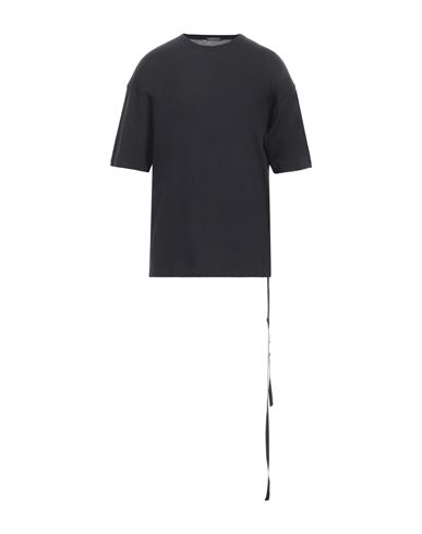Shop Ann Demeulemeester Man T-shirt Black Size S Cotton