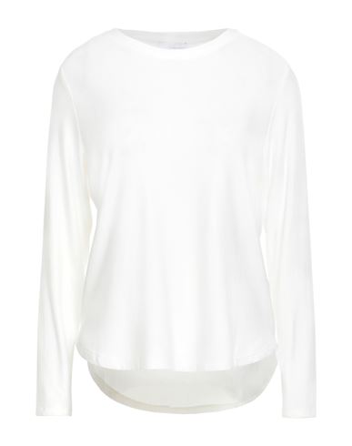 Ploumanac'h Woman T-shirt Ivory Size M Viscose, Elastane In White