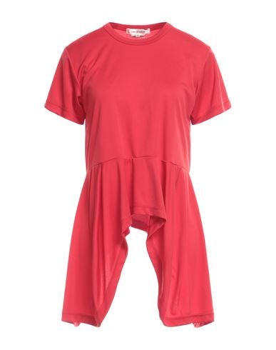 Shop Comme Des Garçons Woman Top Red Size S Polyester