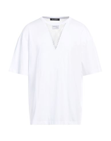 Shop Raf Simons Man T-shirt White Size M Cotton