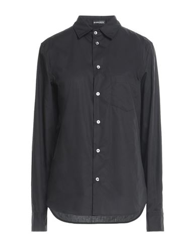 Shop Ann Demeulemeester Woman Shirt Black Size 12 Cotton