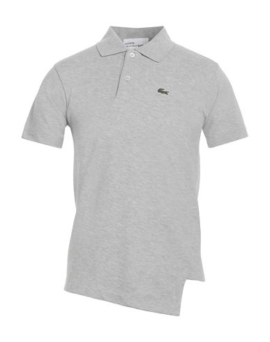 Shop Lacoste X Comme Des Garçons Shirt Man Polo Shirt Light Grey Size Xl Cotton