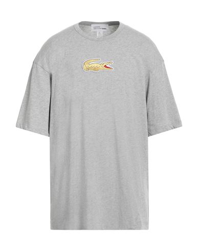 Lacoste X Comme Des Garçons Shirt Man T-shirt Light Grey Size M Cotton