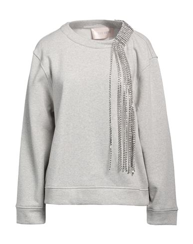 Shop Circus Hotel Woman Sweatshirt Light Grey Size L Cotton, Glass, Brass