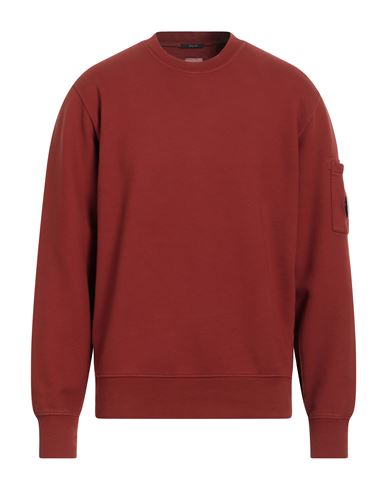 Shop C.p. Company C. P. Company Man Sweatshirt Brick Red Size L Cotton
