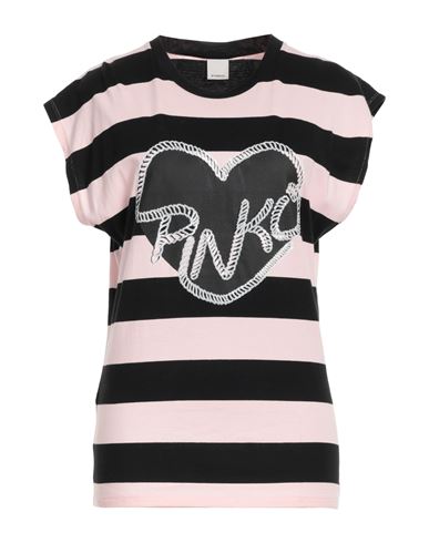 Shop Pinko Woman T-shirt Black Size L Cotton