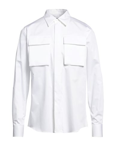 Shop Alexander Mcqueen Man Shirt White Size 15 ¾ Cotton