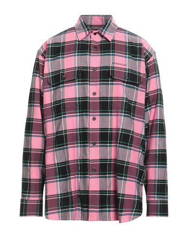 Shop Givenchy Man Shirt Pink Size 16 Wool, Cotton