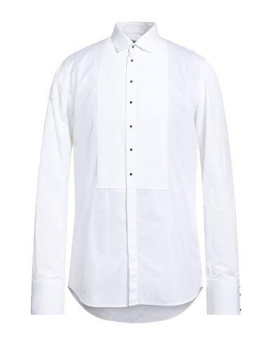 Dsquared2 Man Shirt White Size 44 Cotton In White