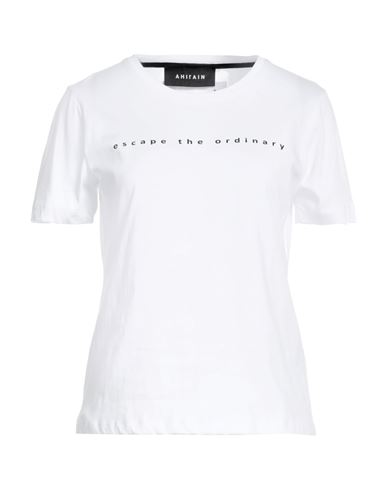 Shop Ahirain Woman T-shirt White Size Xl Cotton