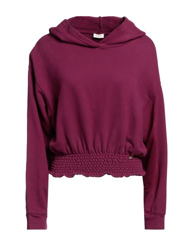 Rebel Queen Woman Sweatshirt Mauve Size L Cotton In Purple
