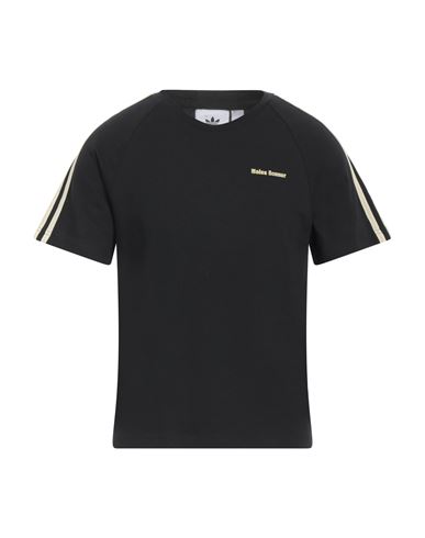 Shop Adidas Originals By Wales Bonner Man T-shirt Black Size Xl Organic Cotton