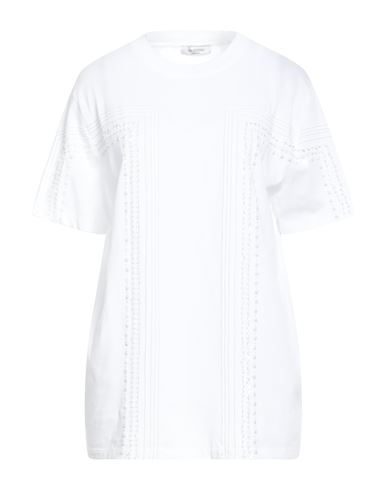Valentino Garavani Woman T-shirt White Size M Cotton, Polyester