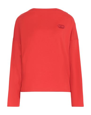 Shop Karl Lagerfeld Woman T-shirt Red Size S Modal, Polyester, Elastane