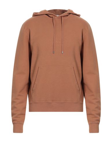 Shop Saint Laurent Man Sweatshirt Brown Size S Cotton