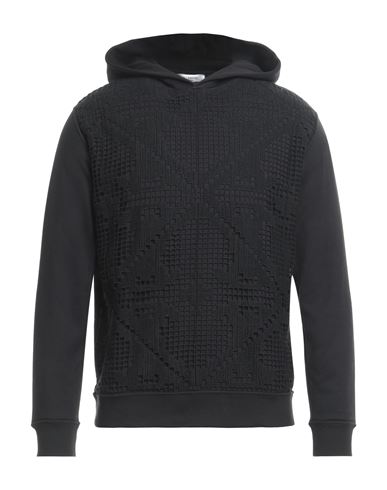 Shop Valentino Garavani Man Sweatshirt Black Size S Cotton, Polyamide, Elastane