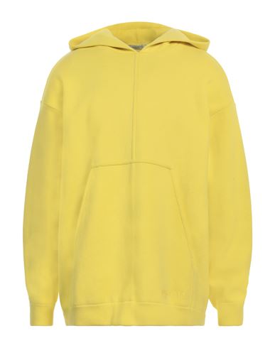 Valentino Garavani Man Sweatshirt Yellow Size Xs Cotton, Wool, Cashmere, Polyamide, Elastane