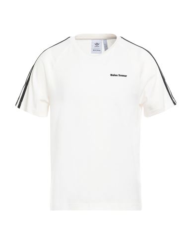 Shop Adidas Originals By Wales Bonner Man T-shirt White Size Xl Organic Cotton