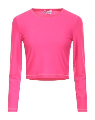 Shop Red Valentino Woman T-shirt Fuchsia Size M Polyamide, Elastane In Pink