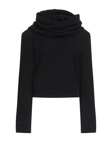 Shop Saint Laurent Woman Sweatshirt Black Size M Cotton