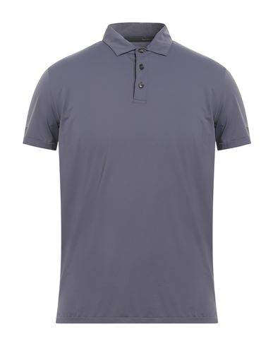 Rrd Man Polo Shirt Lead Size 42 Polyamide, Elastane In Grey