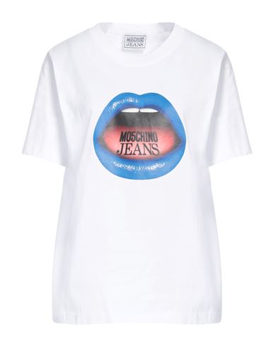 Moschino Mouth Print T-shirt In White