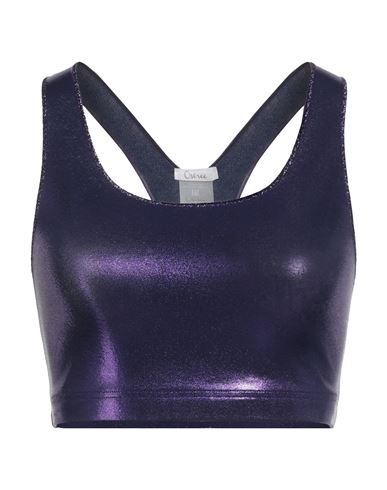 Shop Oseree Oséree Woman Top Purple Size M Polyamide, Elastane