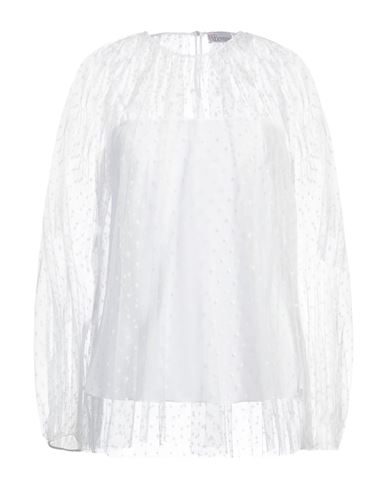 Red Valentino Woman Top White Size 6 Polyester In White