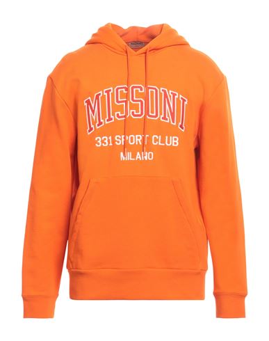 Missoni Man Sweatshirt Orange Size M Cotton