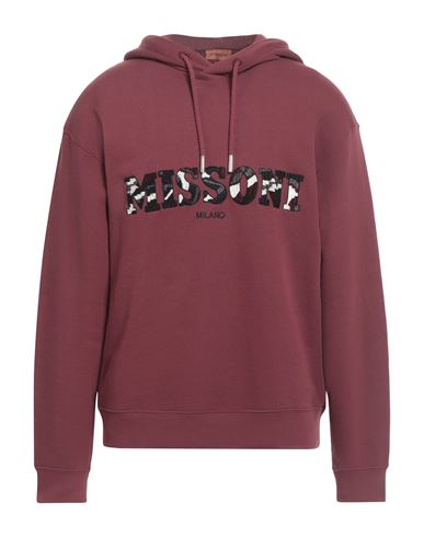 Missoni Man Sweatshirt Garnet Size Xxl Cotton