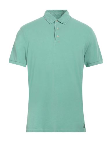 Shop Bob Man Polo Shirt Light Green Size Xl Cotton, Elastane
