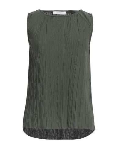 Max Mara Woman Top Dark Green Size S Polyester