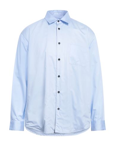 Shop Gr10k Man Shirt Sky Blue Size Xl Cotton