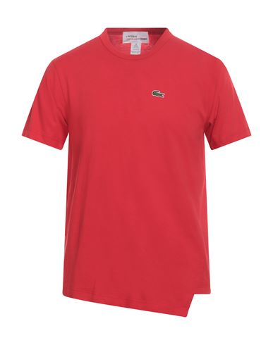Lacoste X Comme Des Garçons Shirt Man T-shirt Red Size Xl Cotton