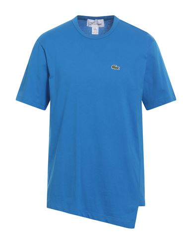 Lacoste X Comme Des Garçons Shirt Man T-shirt Azure Size Xl Cotton In Blue