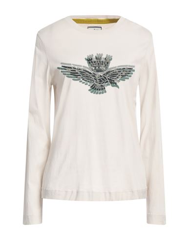 Aeronautica Militare Woman T-shirt Light Grey Size Xl Cotton