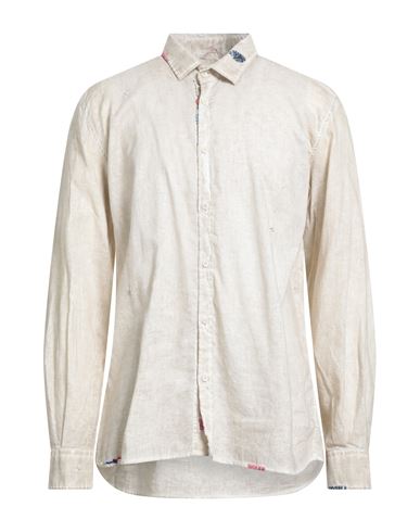 Bob Man Shirt Sand Size Xxl Linen, Cotton In Neutral