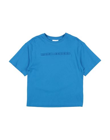 Marc Jacobs Babies'  Toddler Boy T-shirt Azure Size 5 Cotton In Blue