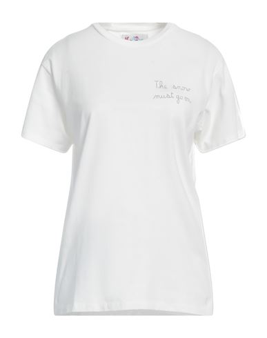 Mc2 Saint Barth Woman T-shirt White Size M Cotton