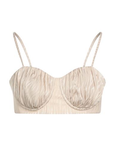 Simona Corsellini Woman Top Sand Size 12 Viscose In Beige