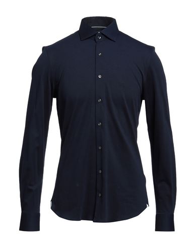 Michael Kors Mens Man Shirt Navy Blue Size 17 Cotton