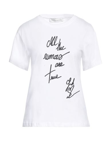 Ludovic De Saint Sernin Woman T-shirt White Size M Organic Cotton