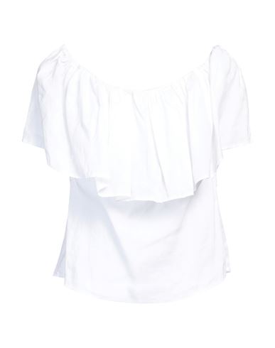 Xacus Woman Top White Size 8 Linen