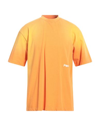 Shop Pdf Man T-shirt Orange Size Xl Cotton